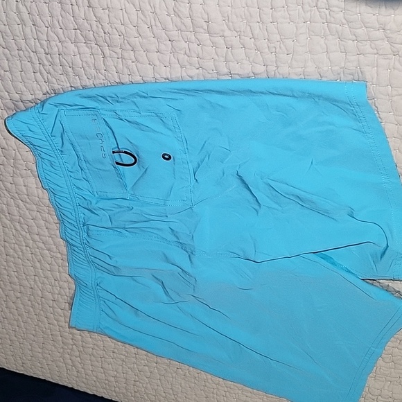 Spyder Men's Blue Swim Shorts - Picture 7 of 9